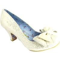 irregular choice ban joe womens court shoes in silver