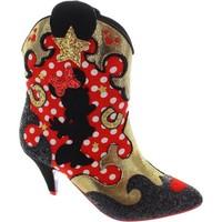 irregular choice disney hot diggety womens low ankle boots in red