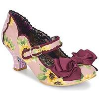 irregular choice summer breeze womens court shoes in pink