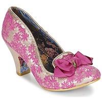 irregular choice kanjanka womens court shoes in pink