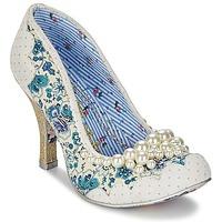 Irregular Choice PEARLY GIRLY women\'s Court Shoes in white