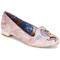 irregular choice kissy fishy womens shoes pumps ballerinas in pink