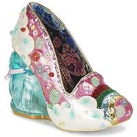 irregular choice rainbunny womens court shoes in pink