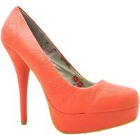 iron fist maneater plat womens court shoes in orange