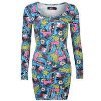 Iron Fist Bodycon Dress Ladies