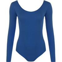 iris long sleeve bodysuit blue