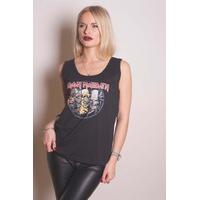 Iron Maiden Evolution Black Ladies Vest T Shirt: Medium