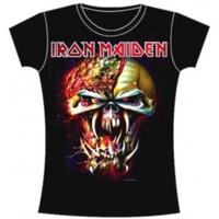 Iron Maiden Final Frontier Eddie Big Head Skinny Ladies T