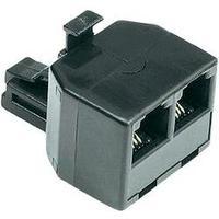 ISDN Adapter [1x RJ11 6p4c plug - 2x RJ11 6p4c socket] 0 m Black Hama