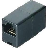 ISDN Adapter [1x RJ45 8p4c socket - 1x RJ45 8p4c socket] 0.10 m Black Hama