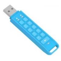 iStorage datAshur 32GB Personal 256-bit USB Flash Drive Blue