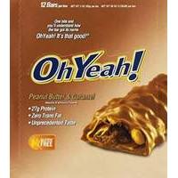 ISS Nutrition Oh Yeah Peanut Butter and Caramel Bars Pack of 12