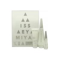 Issey Miyake L\'Eau d\'Issey Pure Gift Set 90ml EDP + 10ml EDP + 75ml Body Cream