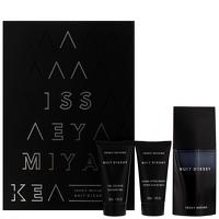Issey Miyake Nuit D\'Issey Eau de Toilette Spray 75ml, Shower Gel 50ml and Aftershave Balm 50ml