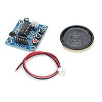 isd1820 audio sound recording module w microphone speaker deep blue