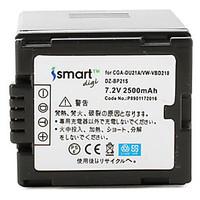 Ismartdigi DU21 7.2V 2500mAh Camera Battery for Panasonic NV-GS500 GS28 GS188 GS180 GS300GK