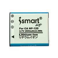 Ismartdigi New CNP120 3.7V 600mAh Camera Battery for Casio CNP120 CNP-120 NP120 NP-120 EX- S200 ZS10 ZS15 TZ20