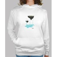 islands sweatshirt white woman