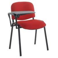 ISO Stacking Chair with Writing Tablet ISO With Tablet Red