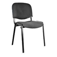 Iso Chair with Black Frame Charcoal