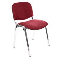 Iso Chair with Chrome Frame Claret