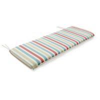 Isla Striped Multicolour Reversible Bench Cushion