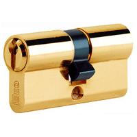 Iseo Brass Double Euro Front Door Cylinder