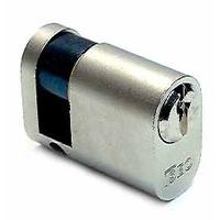 iseo single oval profile key cylinder nickel 40mm