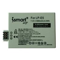 Ismartdigi New LPE5 7.4V 1080mAh Camera Battery for Canon LPE5 LP-E5 EOS 500D 1000D 450D