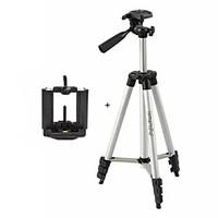 Ismartdigi i-3110 Mobile Stand 4-Section Camera Tripod (SilverBlack) for All DV.Camera and Mobile:Samsung iphone Sony