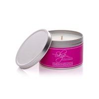 Isle of Skye Candle Company Candle Tin - Handmade Vegan Friendly Soy Wax Candle - Pink