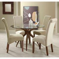 Islington 121.5cm Dining Set with 4 Kingston Chairs