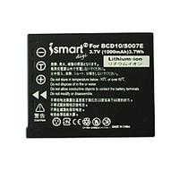 Ismartdigi New S007 3.7V 1000mAh Camera Battery for Panasonic S007 S007E TZ1 TZ4 TZ5 TZ11 TZ15 BCD10