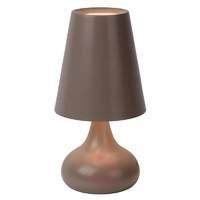 Isla - metal table lamp in taupe