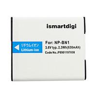 Ismartdigi BN1 3.6V 630mAh Camera Battery for Sony TX9 WX100 TX5 WX5C W620 W630 W670 TX100