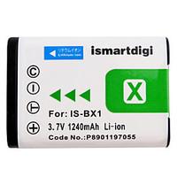 Ismartdigi BX1 3.7V 1240mAh Camera Battery for Sony RX100IV M4 3 2 X1000V RX1R WX500 HX90