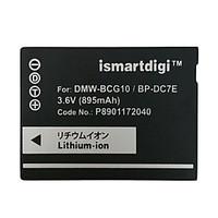 Ismartdigi BCG10 3.6V 895mAh Camera Battery for Panasonic DMC ZS20 ZS1 ZR3 ZS3 ZS5 ZS7 GK