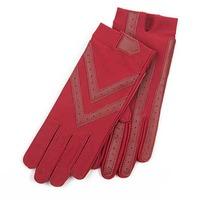 isotoner Wonderfit Stretch Gloves Red One Size