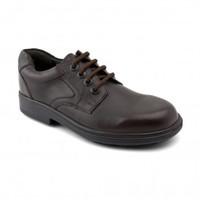 Isaac, Brown Leather Boys Lace-up School Shoes