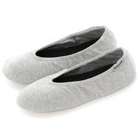 isotoner Stretch Jersey Ballet Slippers Grey Small (UK 3-4)