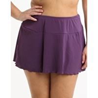 Isis Flared Skirted Brief - Aubergine