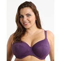 Isis Underwire Swim Bra - Aubergine