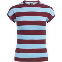 Isola Marras Jersey T-Shirt in maglia I apos;M blue and bordeaux striped women\'s Shirts and Tops in Multicolour