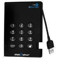 iStorage diskAshur Portable Encrypted USB 3.0 128-bit 750GB Hard Drive with ultra-secure PIN Access