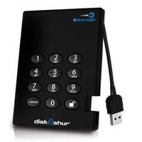 iStorage diskAshur Portable Encrypted USB 3.0 128-bit 2TB Hard Drive with ultra-secure PIN Access