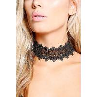 Isabel Lace Choker - black