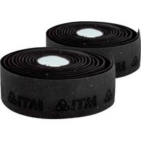 ITM - Cork Embossed Handlebar Tape Black