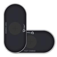 Itian Portable 10W Qi Wireless Fast Charger Transmitter Ultrathin Slim Charging Pad with LED Light Quick Charger for Samsung S5 S6 S6 Edge iPhone 6 