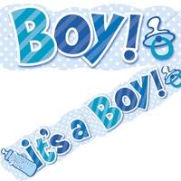 It\'s A Boy Giant Party Banner