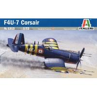 italeri 1313 f4u 7 corsair french navy 172 plastic kit